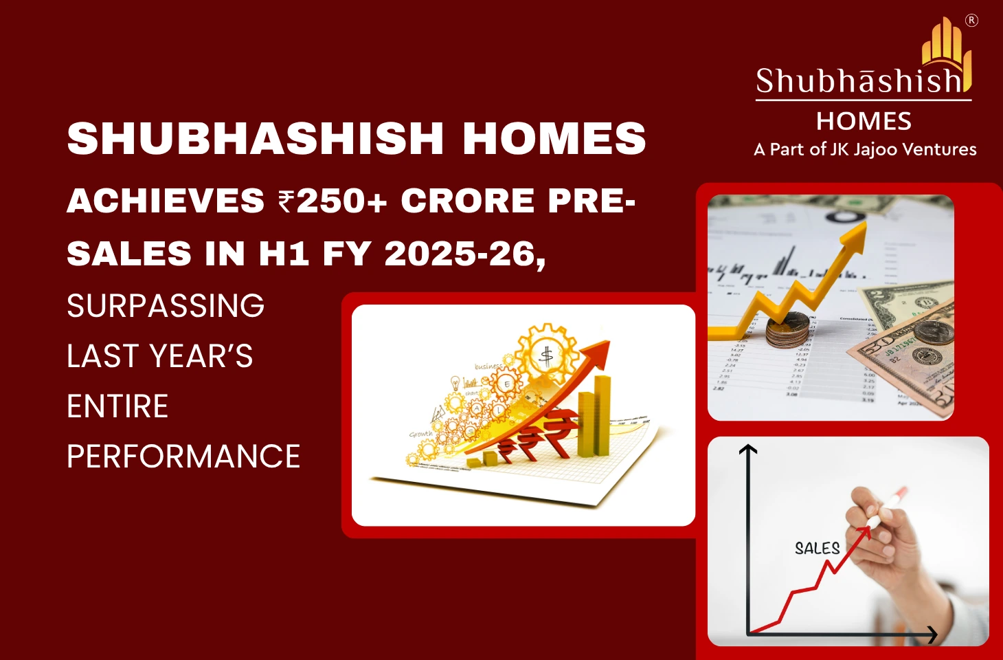Shubhashish Homes Achieves ₹250+ Crore Pre-Sales in H1 FY 2025-26, Surpassing Last Year's Entire Performance