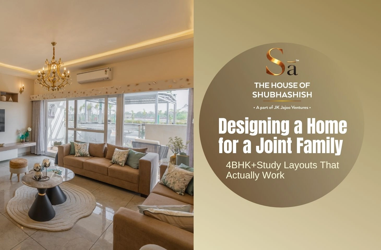 Designing a Home for a Joint Family: 4BHK+Study Layouts That Actually Work