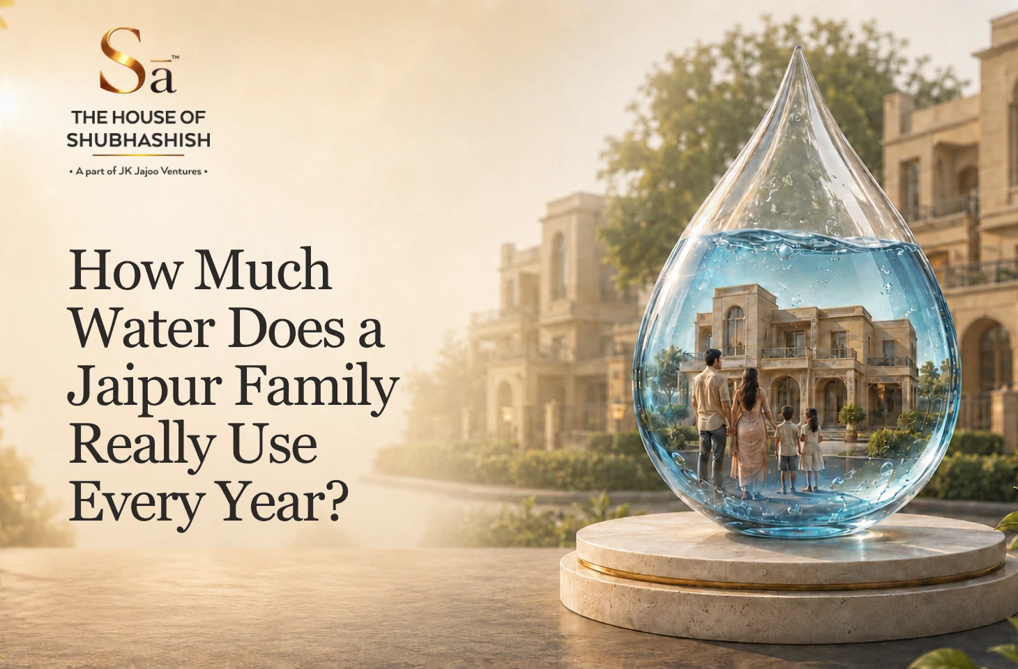 How Much Water Does a Jaipur Family Really Use Every Year?