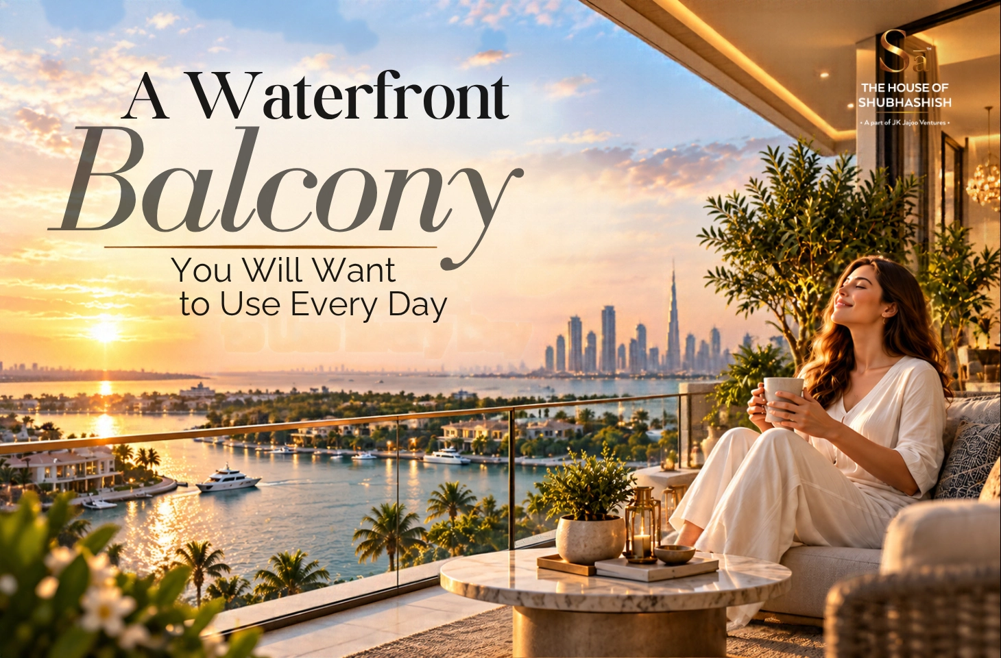A Waterfront Balcony You Will Want to Use Every Day
